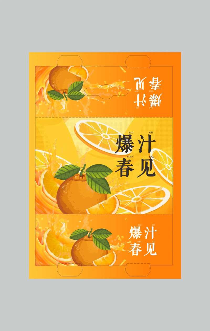 橙子包装设计-采灵感-cailinggan.com