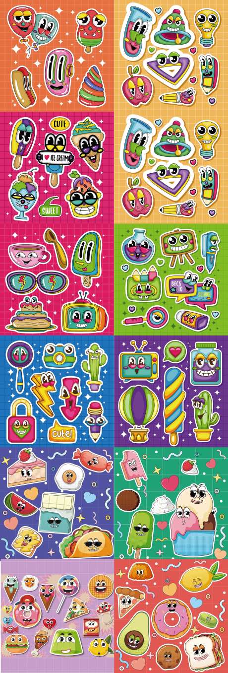 插画贴纸元素-采灵感-https://www.cailinggan.com/