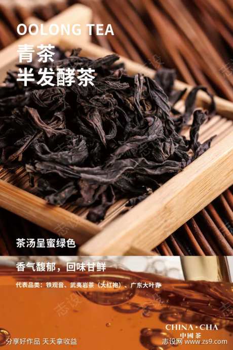 青茶-乌龙茶海报室内装饰高清-采灵感-https://www.cailinggan.com/