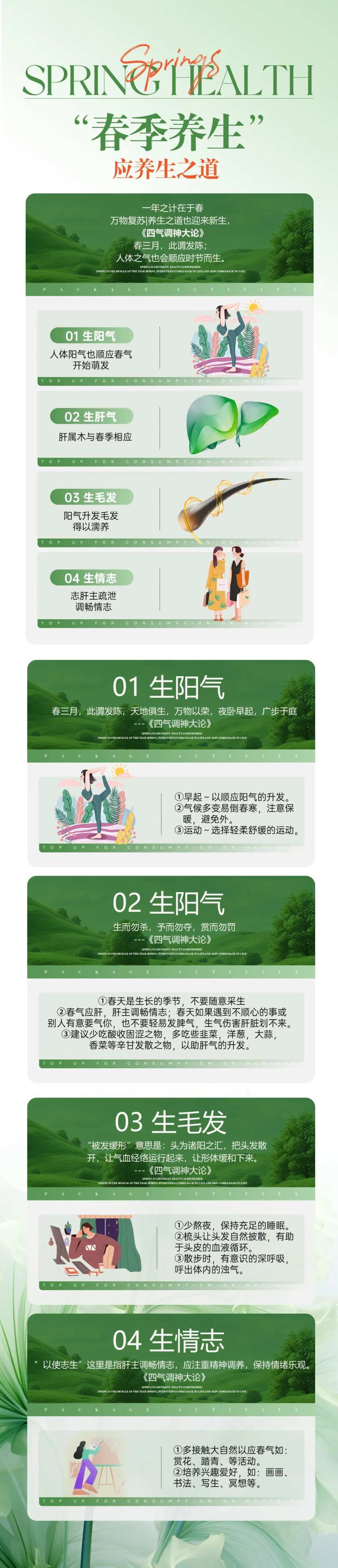 春季养生之道长图-采灵感-cailinggan.com