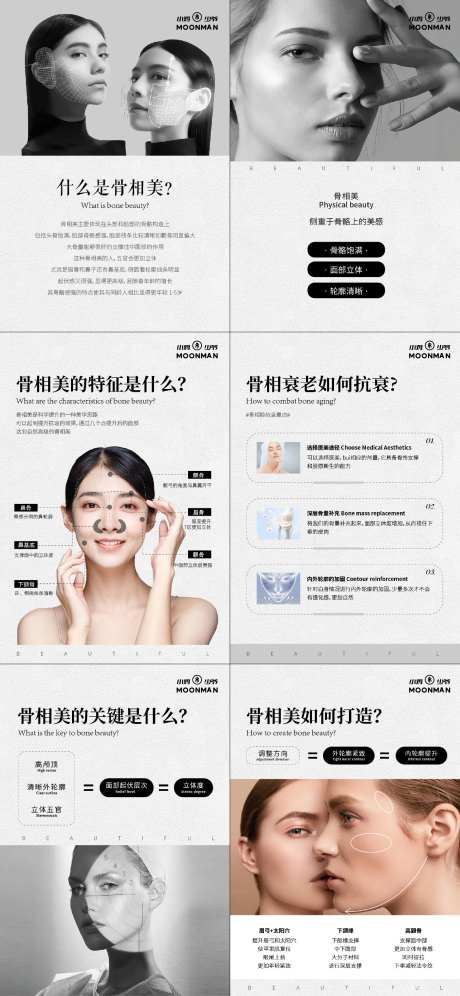 骨相美全面解析海报-采灵感-https://www.cailinggan.com/
