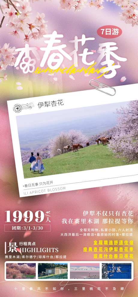 春新疆杏花海报-采灵感-https://www.cailinggan.com/