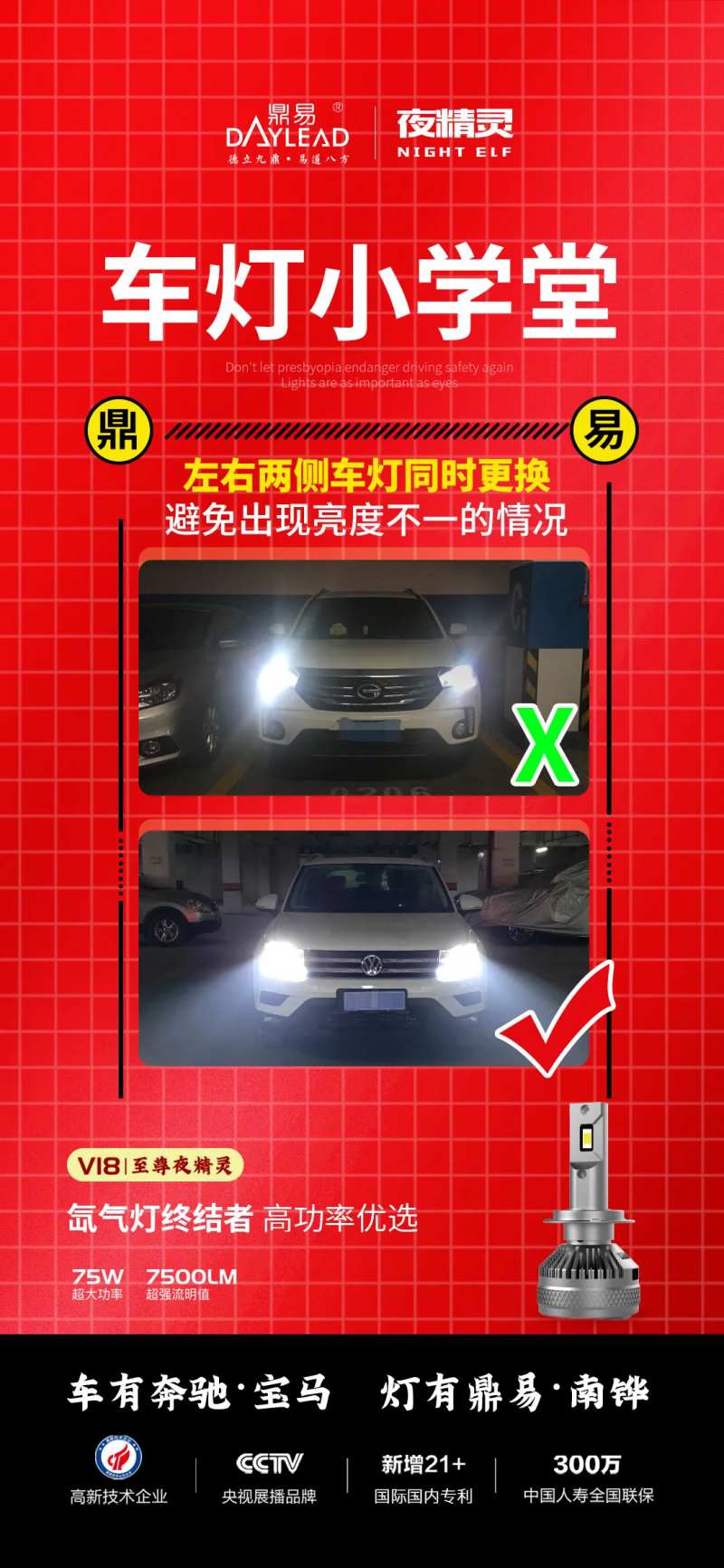 车灯小学堂微信海报-采灵感-cailinggan.com