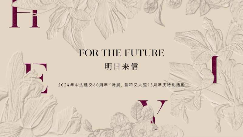 中法建交60周年特展活动背景板-采灵感-cailinggan.com