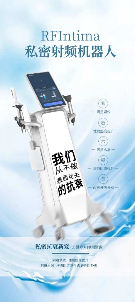 私密射频机器人海报-采灵感-https://www.cailinggan.com/