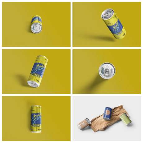 瓶装汽水啤酒样机-采灵感-https://www.cailinggan.com/