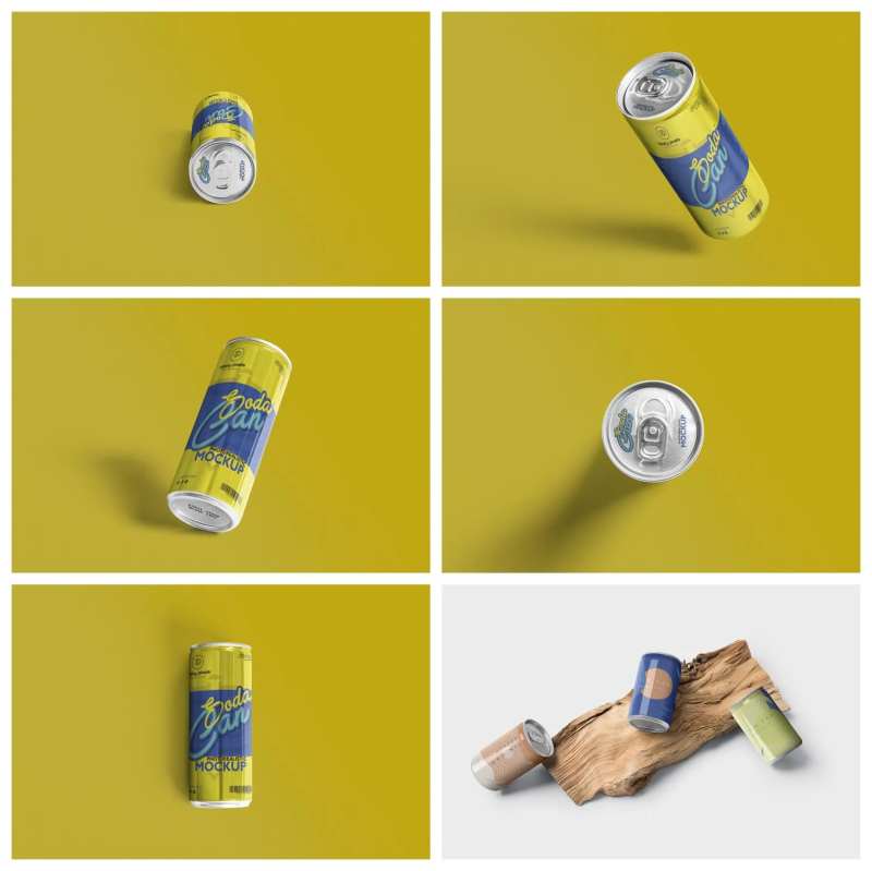 瓶装汽水啤酒样机-采灵感-cailinggan.com