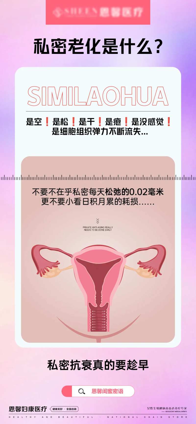 私密抗衰真的要趁早海报-采灵感-cailinggan.com