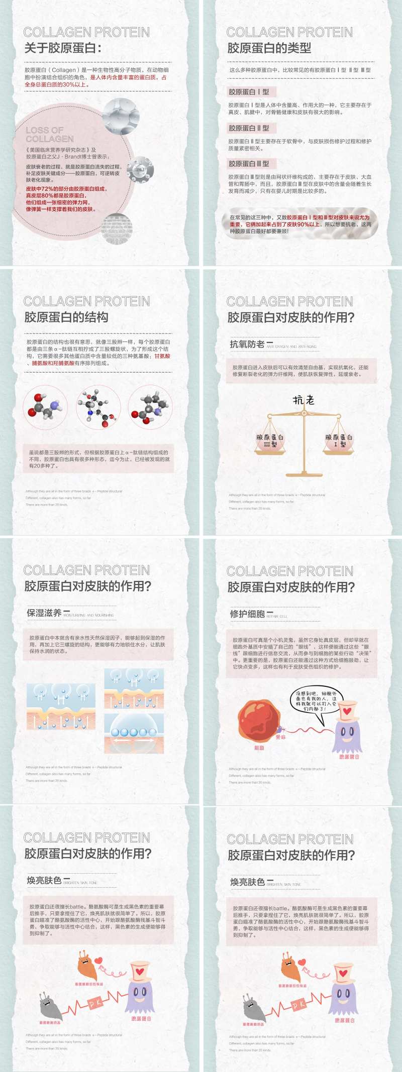 胶原蛋白小常识分享海报-采灵感-cailinggan.com