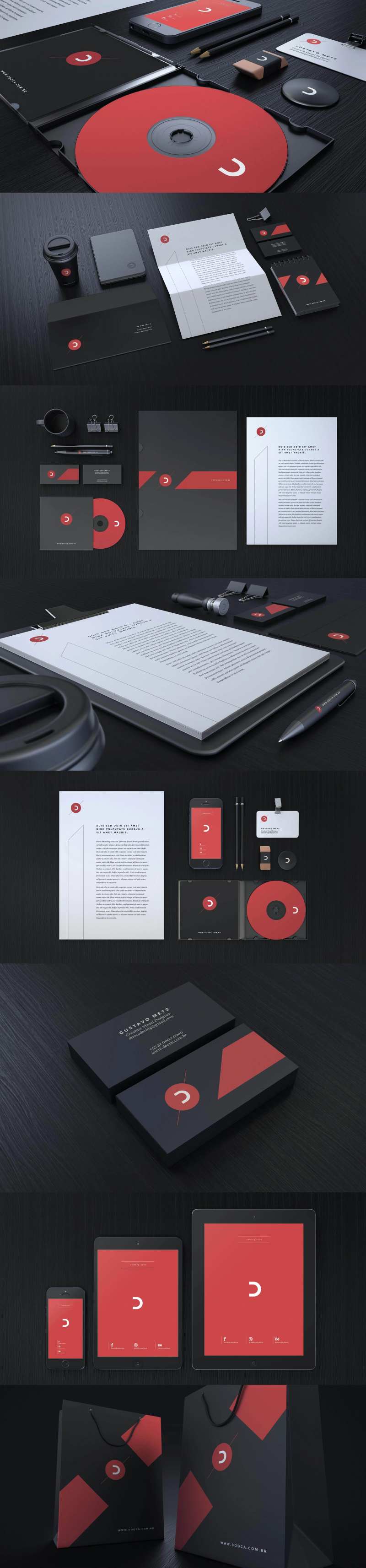企业VI样机办公用品样机-采灵感-cailinggan.com