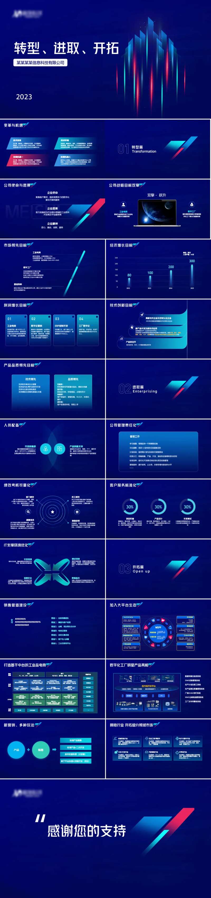 企业年度总结PPT-采灵感-cailinggan.com