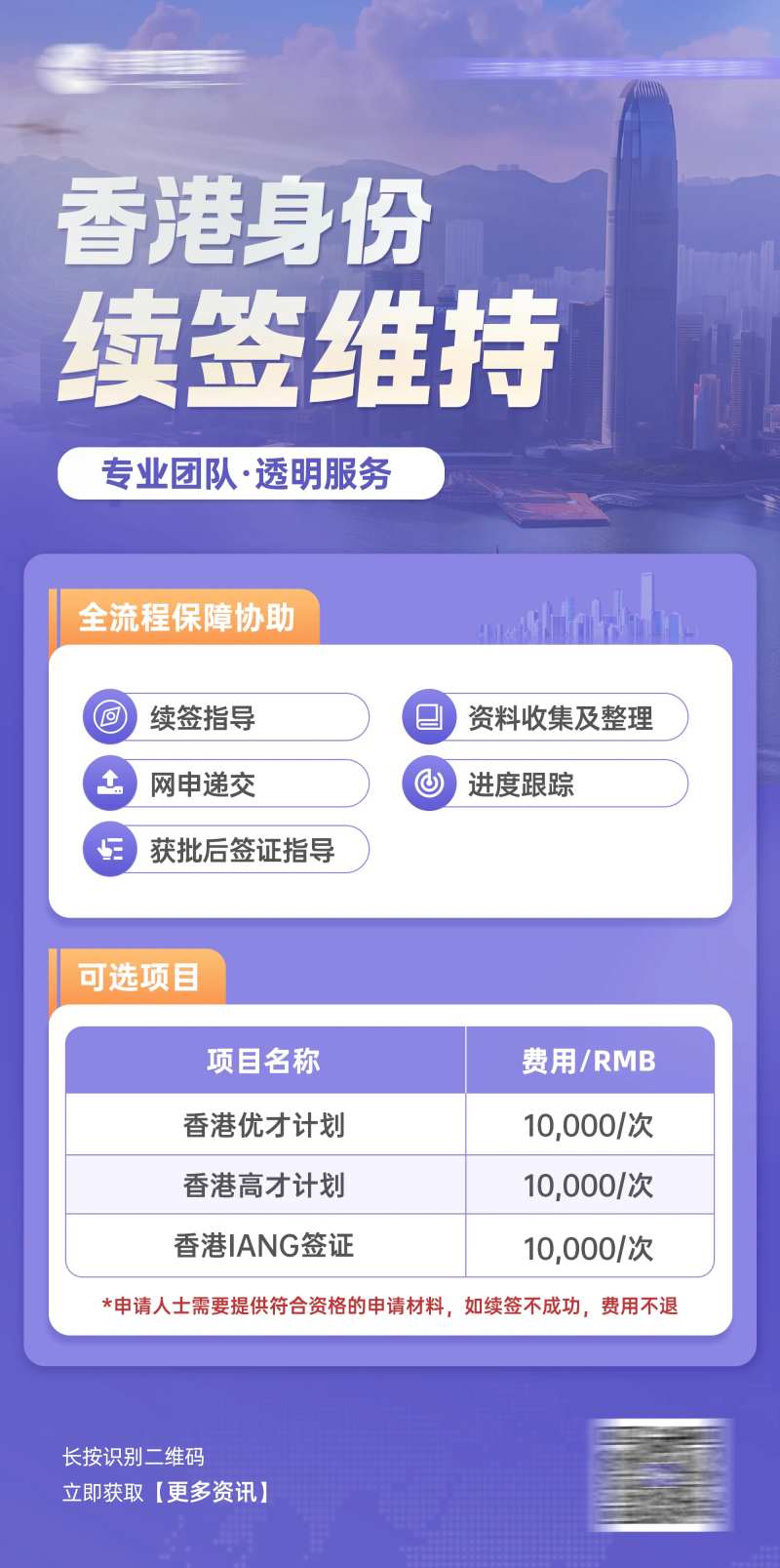 移民续签维持宣传海报-采灵感-cailinggan.com