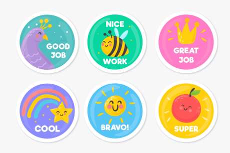 卡通动物贴纸-采灵感-https://www.cailinggan.com/