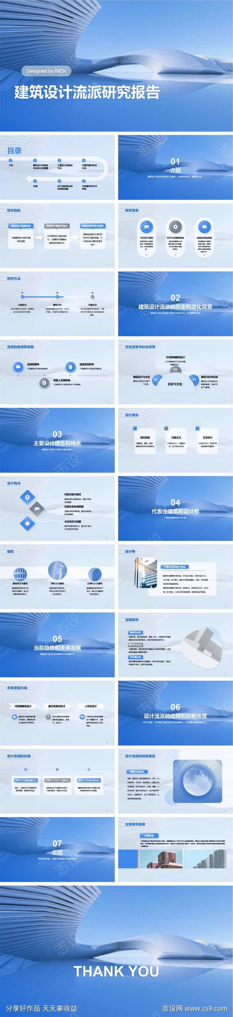 建筑设计流派研究报告PPT-采灵感-cailinggan.com
