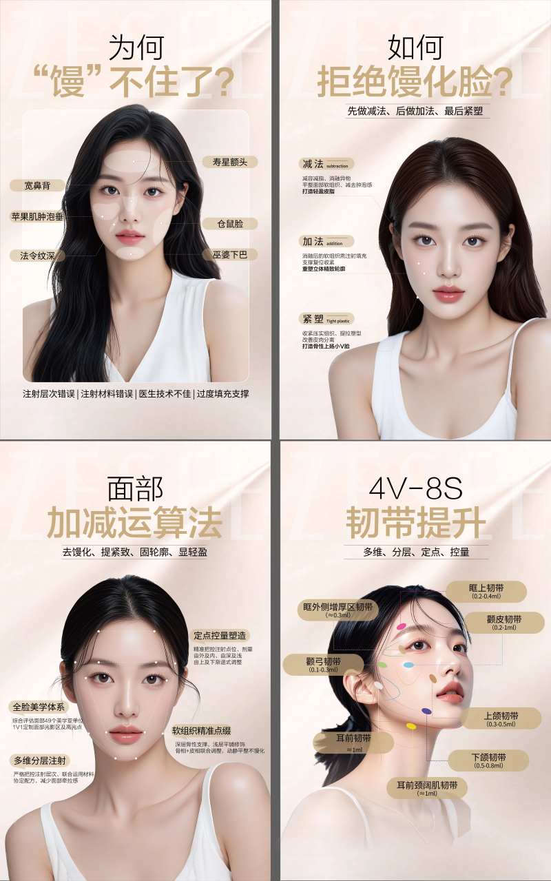 医美海报面部提升-采灵感-cailinggan.com