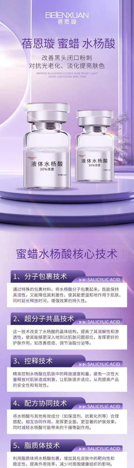 医美美业水杨酸玻尿酸宣传海报-采灵感-https://www.cailinggan.com/