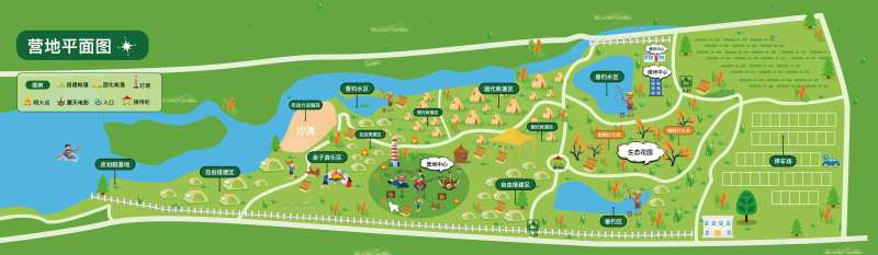 露营营地规划图-采灵感-cailinggan.com