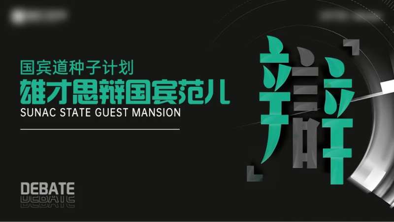 地产辩论赛背景板-采灵感-cailinggan.com