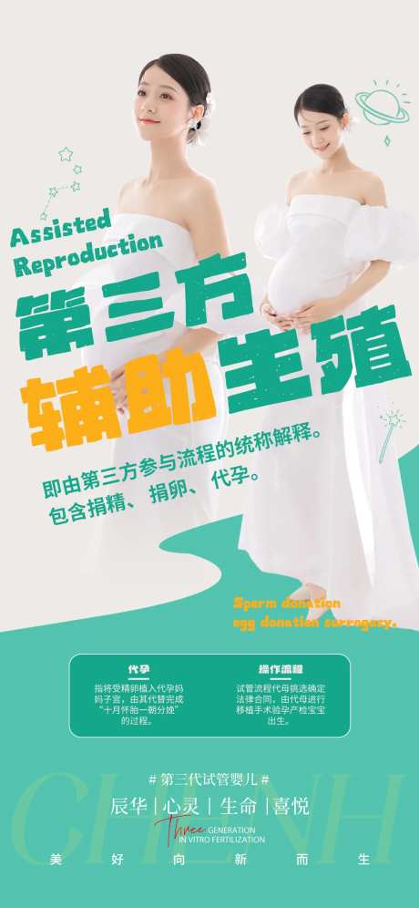 辅助生殖海报-采灵感-https://www.cailinggan.com/