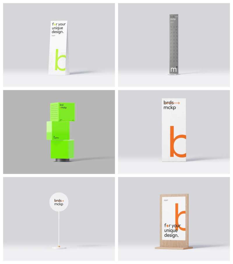 立牌画册画框相框样机-采灵感-cailinggan.com