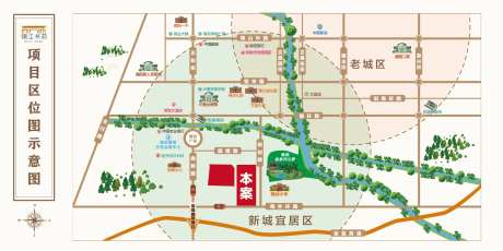地产区位图区位矢量区域图坐标图-采灵感-https://www.cailinggan.com/