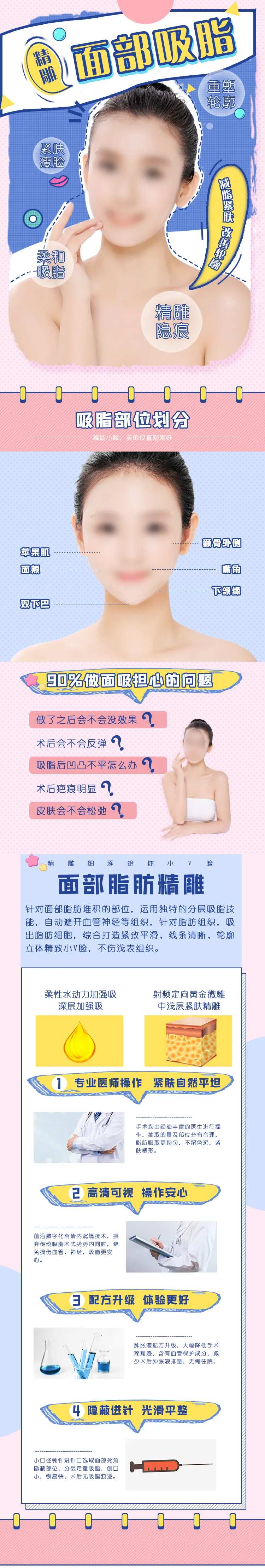 医美面部吸脂详情页-采灵感-cailinggan.com