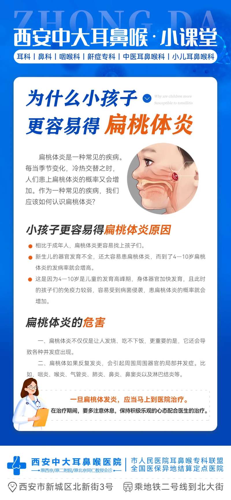 扁桃体科普海报-采灵感-cailinggan.com