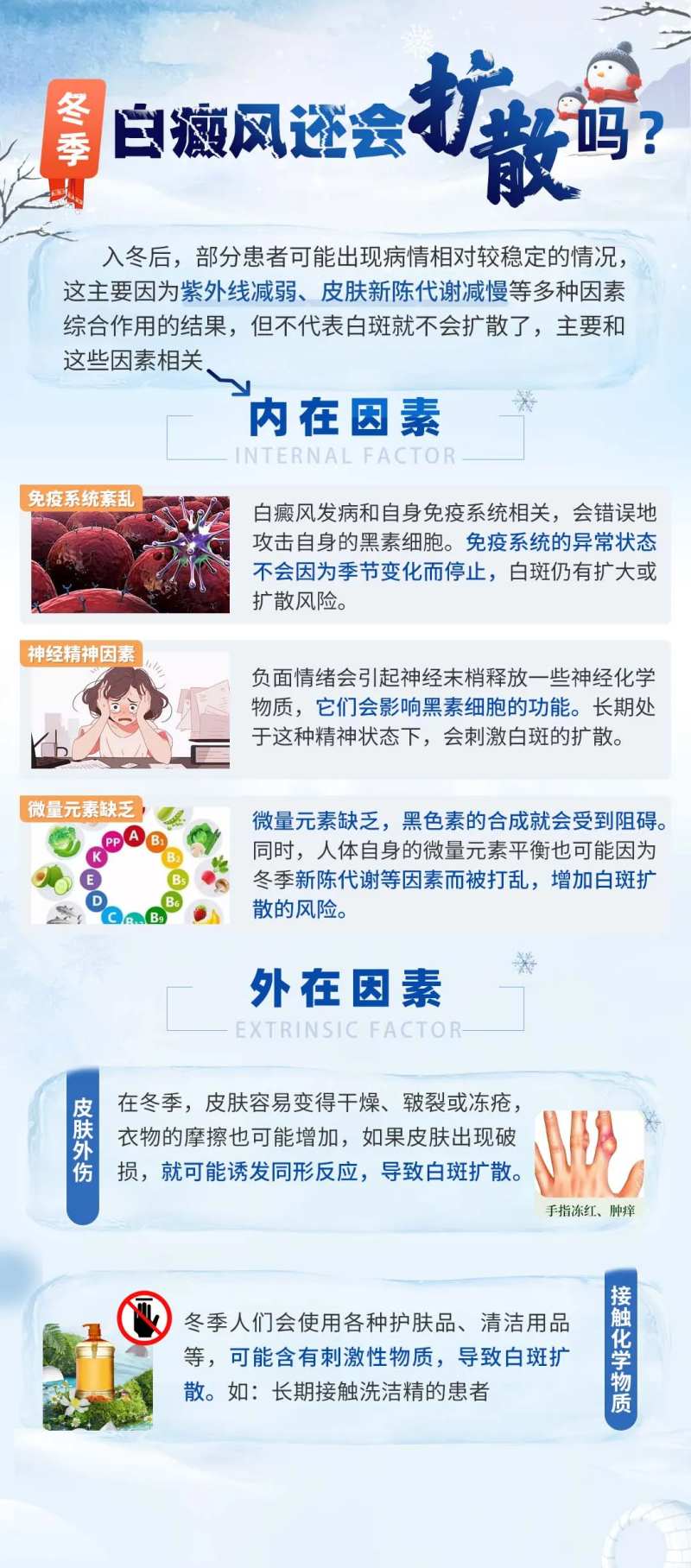 冬季白癜风医疗科普海报-采灵感-cailinggan.com