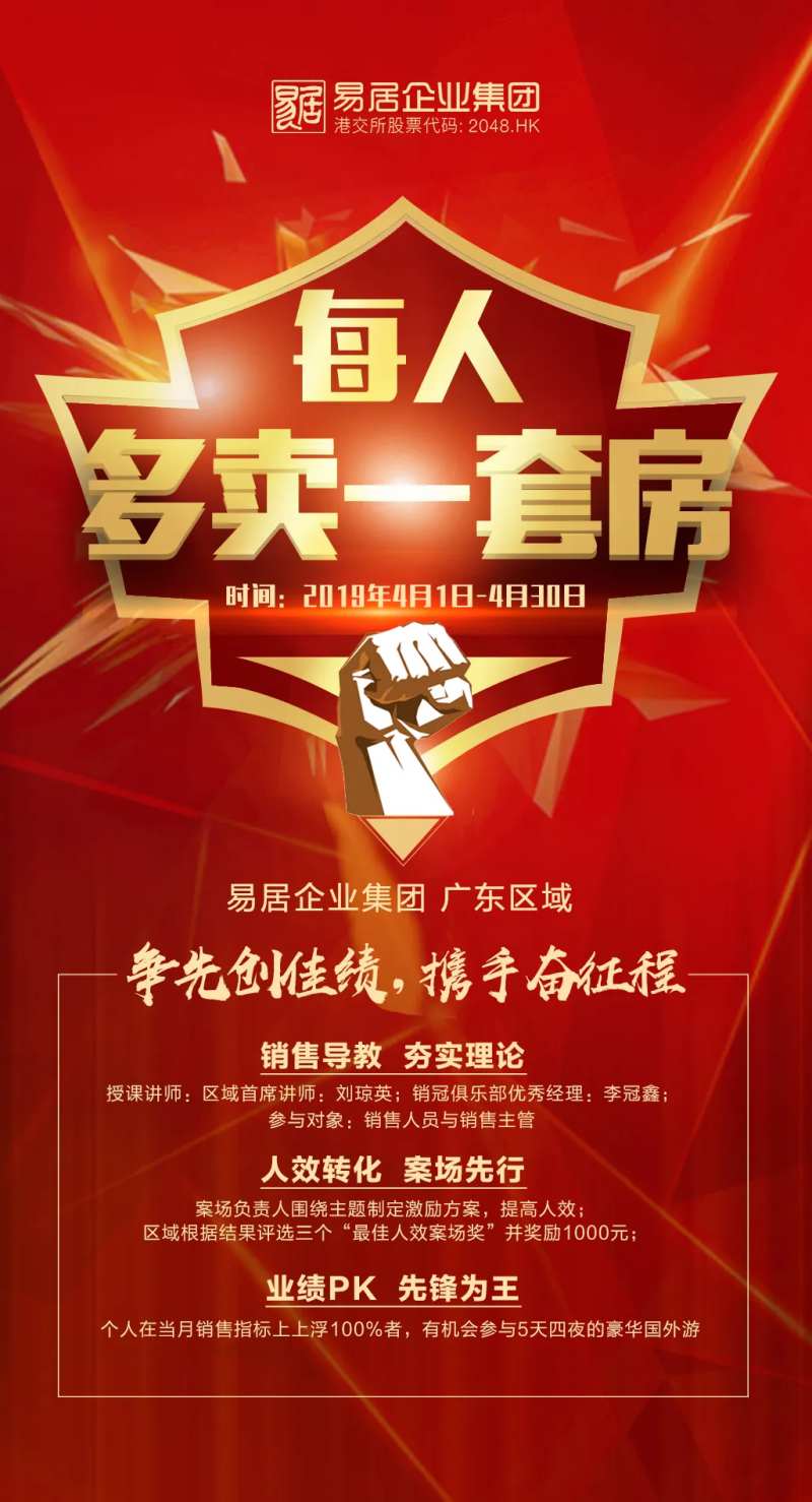 房地产激励士气海报-采灵感-cailinggan.com