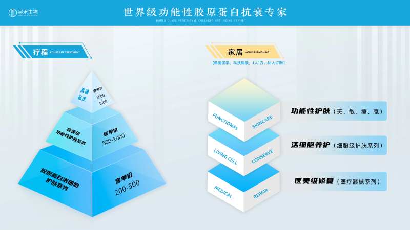 医美项目抗衰金字塔海报展板-采灵感-cailinggan.com