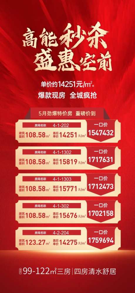 地产体检费海报-采灵感-https://www.cailinggan.com/