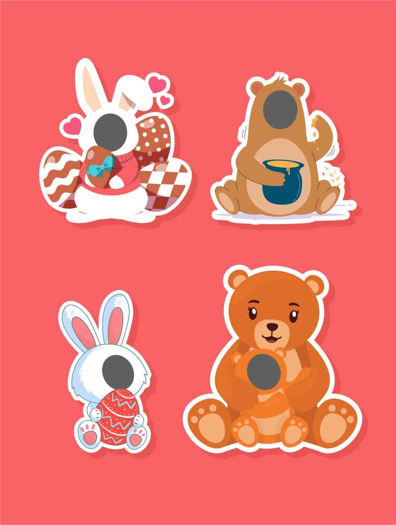 动物人形立牌-采灵感-cailinggan.com