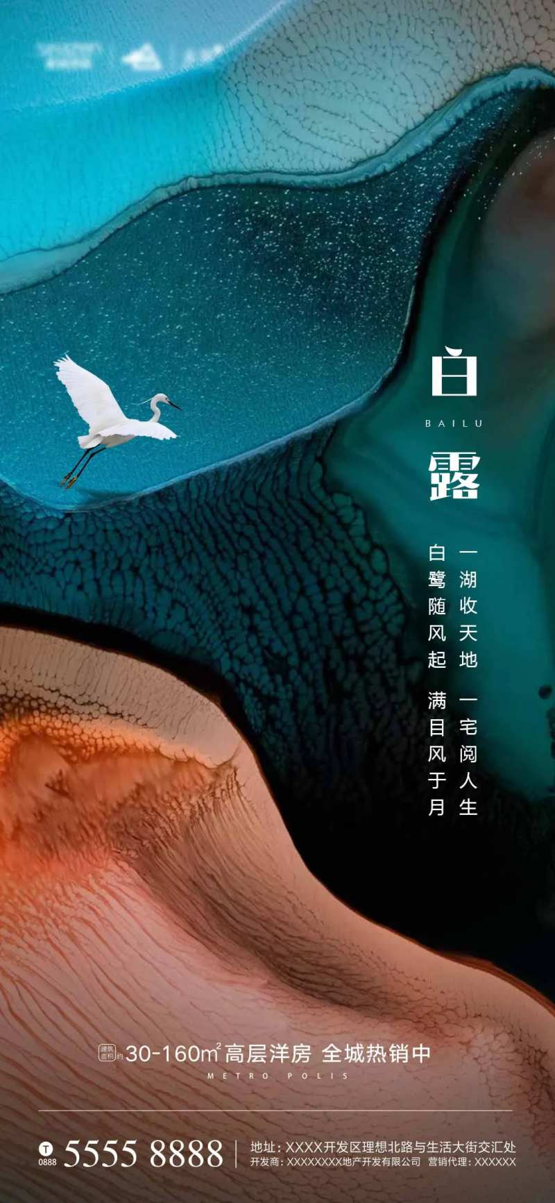 白露节气移动端海报-采灵感-cailinggan.com