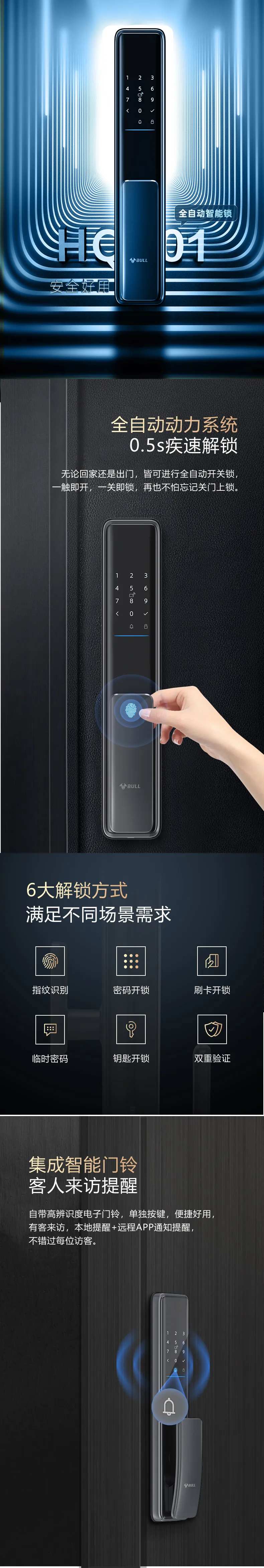 智能锁宣传系列海报-采灵感-cailinggan.com