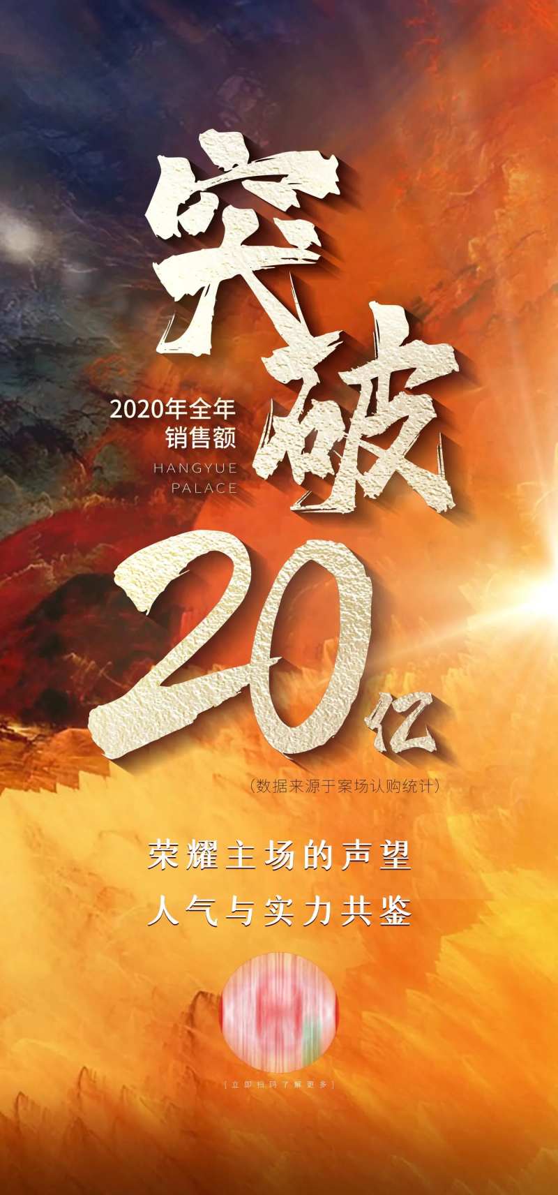 地产热销销售额突破大气海报-采灵感-cailinggan.com