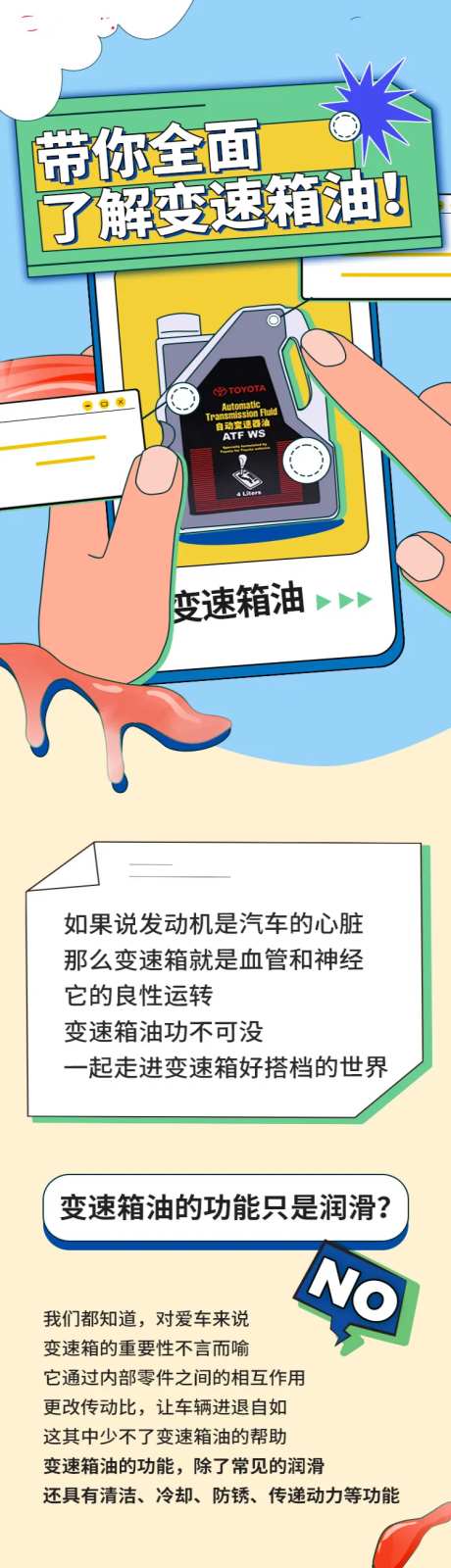 汽车变速箱油科普宣传海报长图-采灵感-https://www.cailinggan.com/