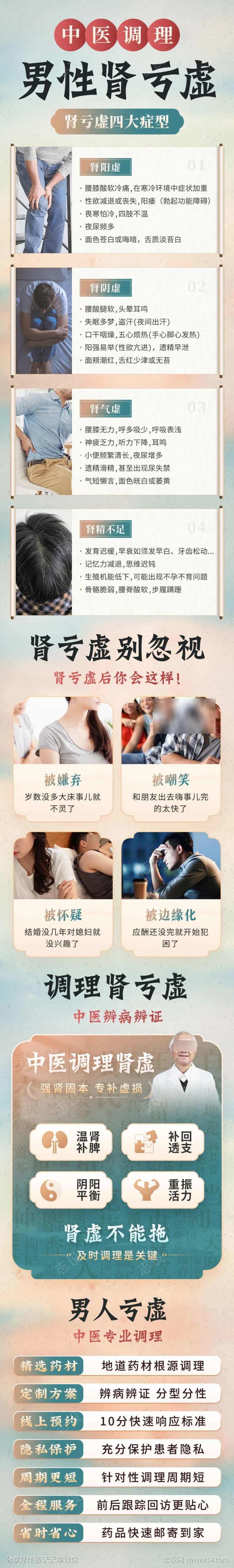 中医调理肾亏肾虚信息流落地页-采灵感-cailinggan.com