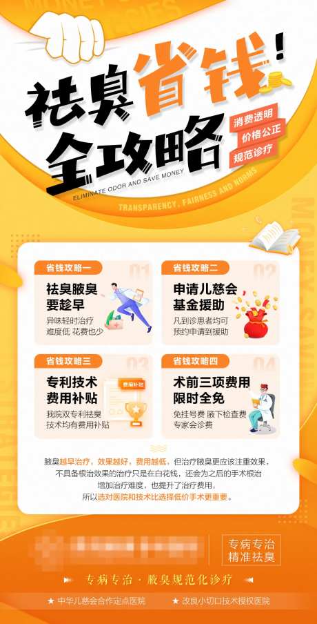 省钱攻略简约海报-采灵感-https://www.cailinggan.com/