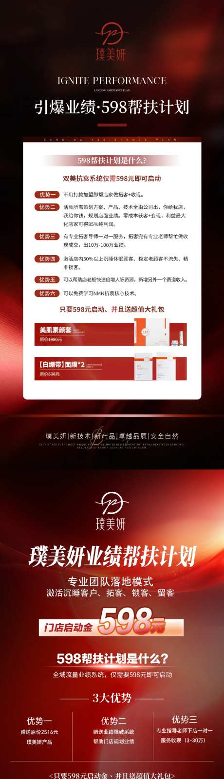 医美帮扶政策海报-采灵感-https://www.cailinggan.com/