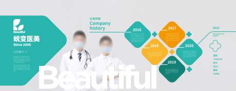 医院企业品牌文化墙广告展板-采灵感-https://www.cailinggan.com/