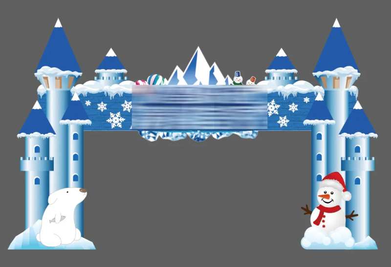 冰雪乐园门头-采灵感-cailinggan.com