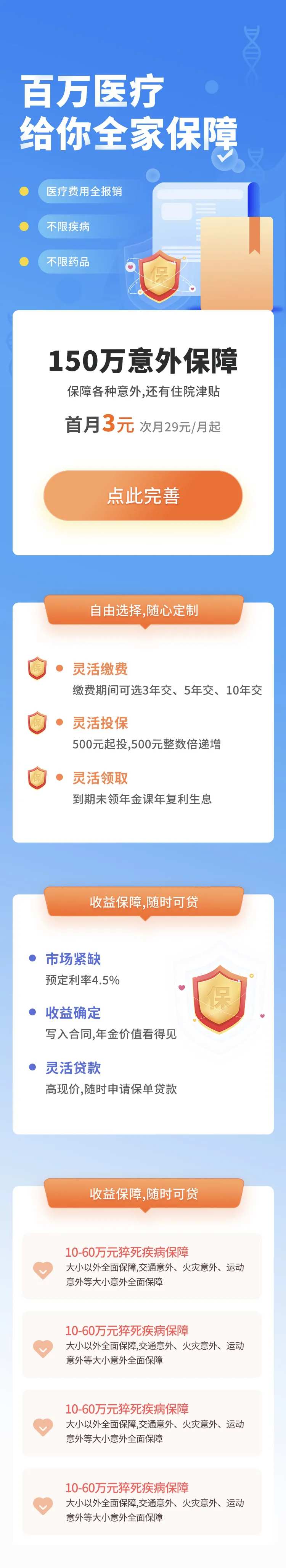 重疾意外险知识科普电商详情页-采灵感-cailinggan.com