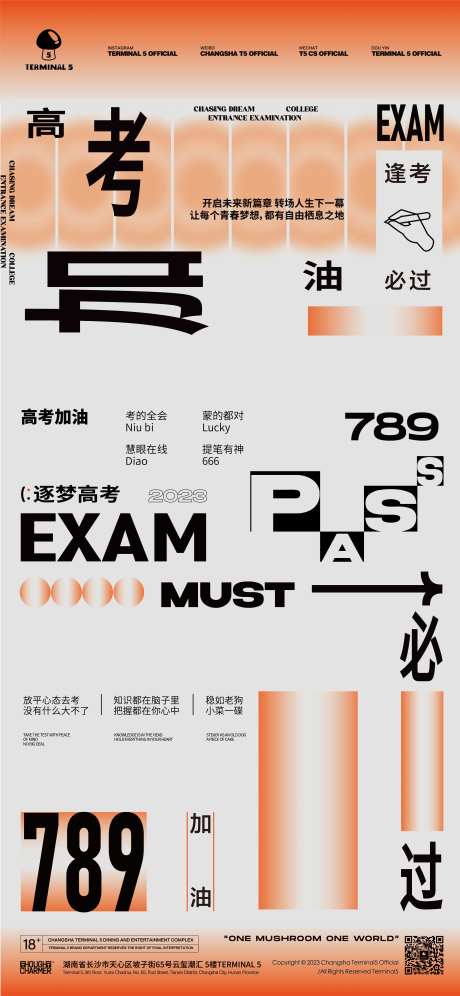 高考励志海报-采灵感-https://www.cailinggan.com/