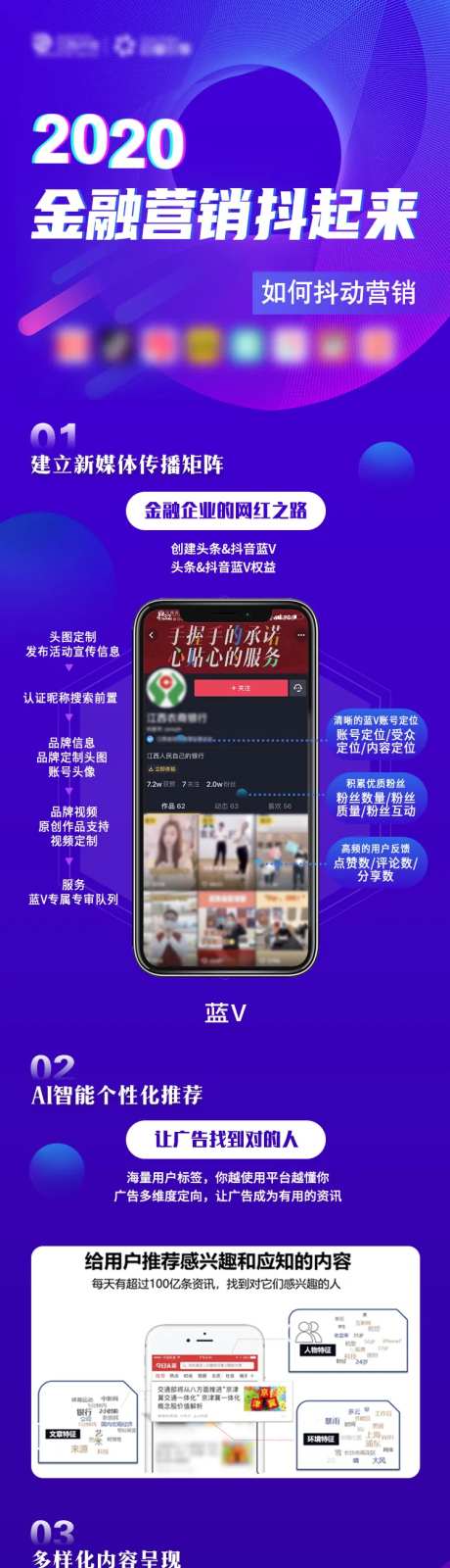 抖音风金融营销UI长图海报-采灵感-https://www.cailinggan.com/