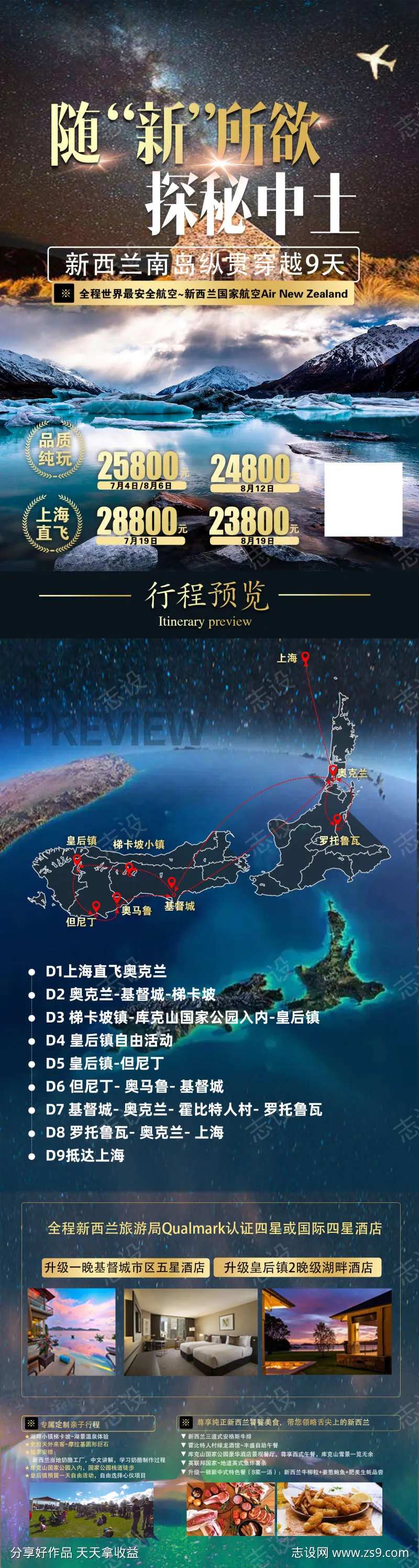 澳洲新西兰旅游海报长图-采灵感-cailinggan.com