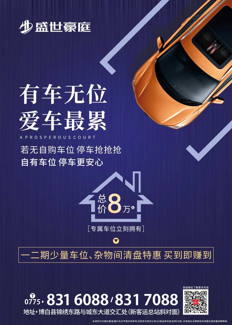地产汽车车位海报-采灵感-cailinggan.com