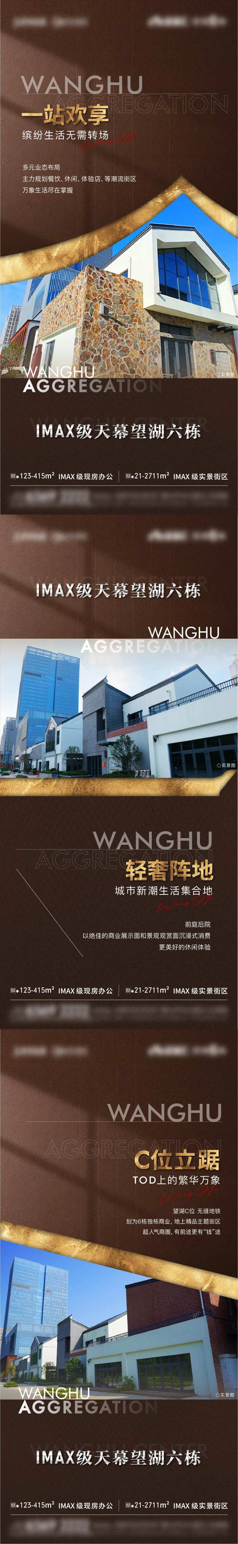 地产商墅商铺价值点海报-采灵感-cailinggan.com