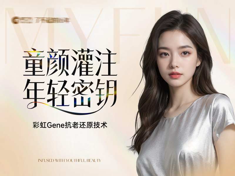 医美童颜灌注海报-采灵感-cailinggan.com