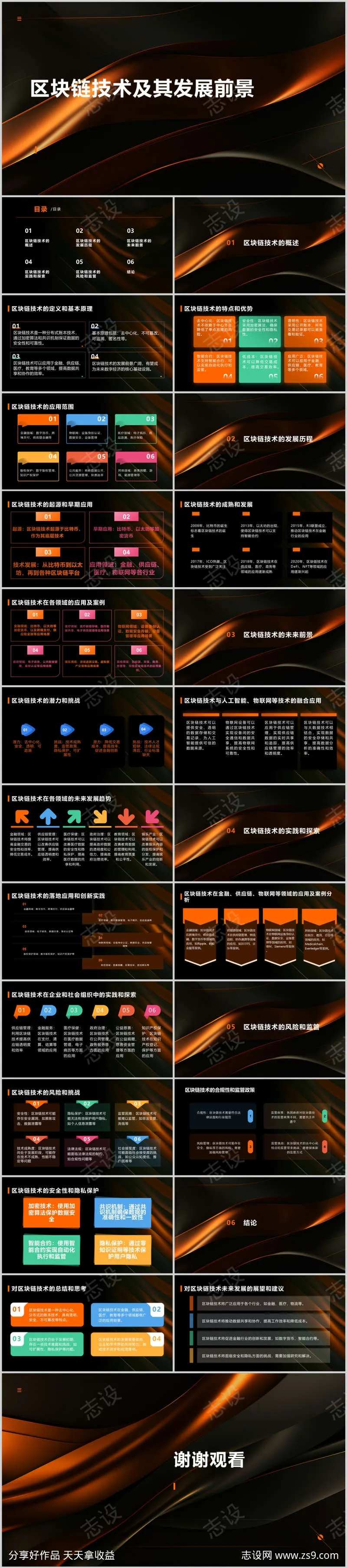 区块链技术及其发展前景PPT-采灵感-cailinggan.com