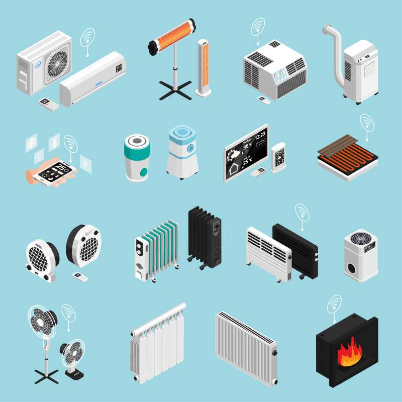 家具电器冰箱空调图标-采灵感-cailinggan.com